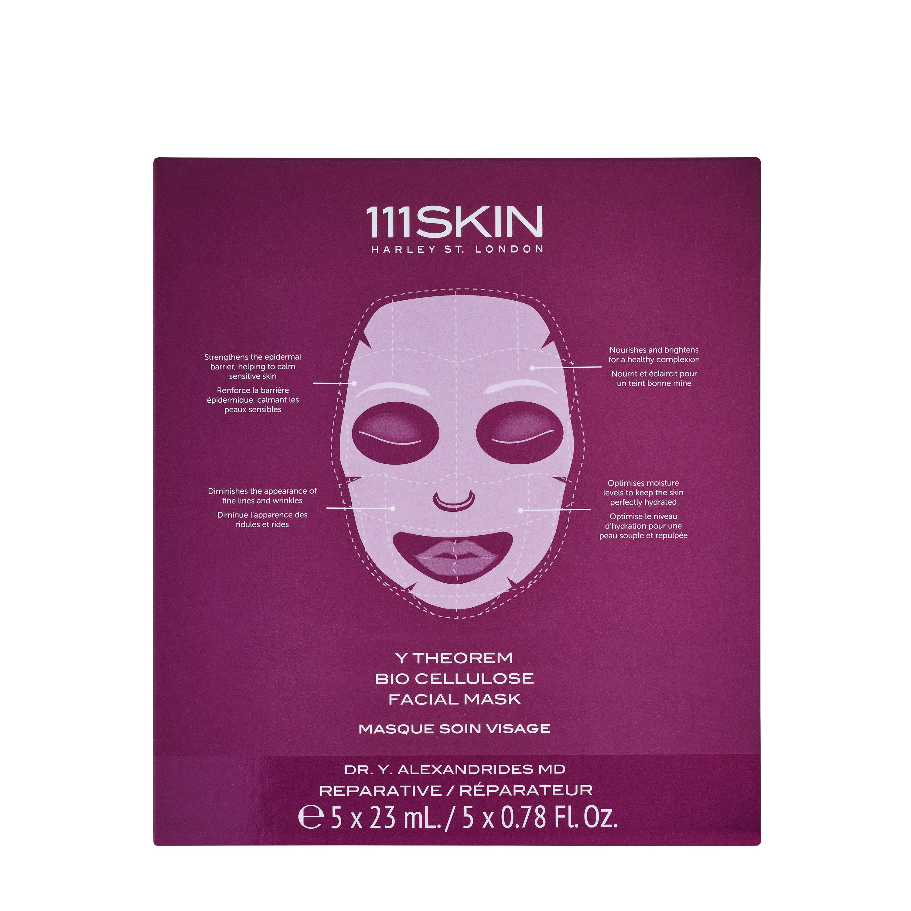 111Skin Y Theorem Bio Cellulose Facial Mask Box - Image 3