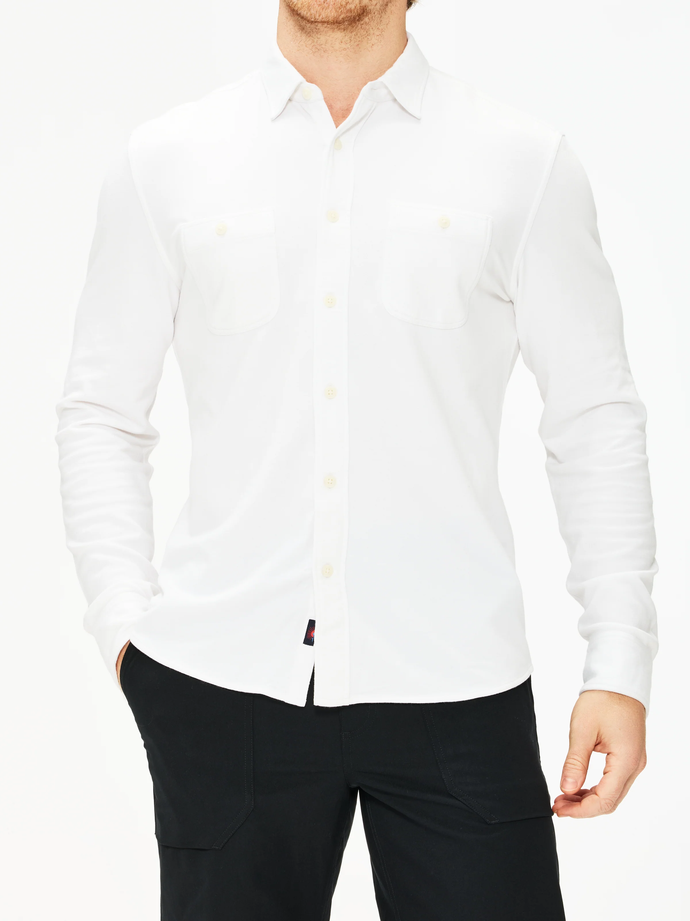Faherty Field Knit Utility Shirt