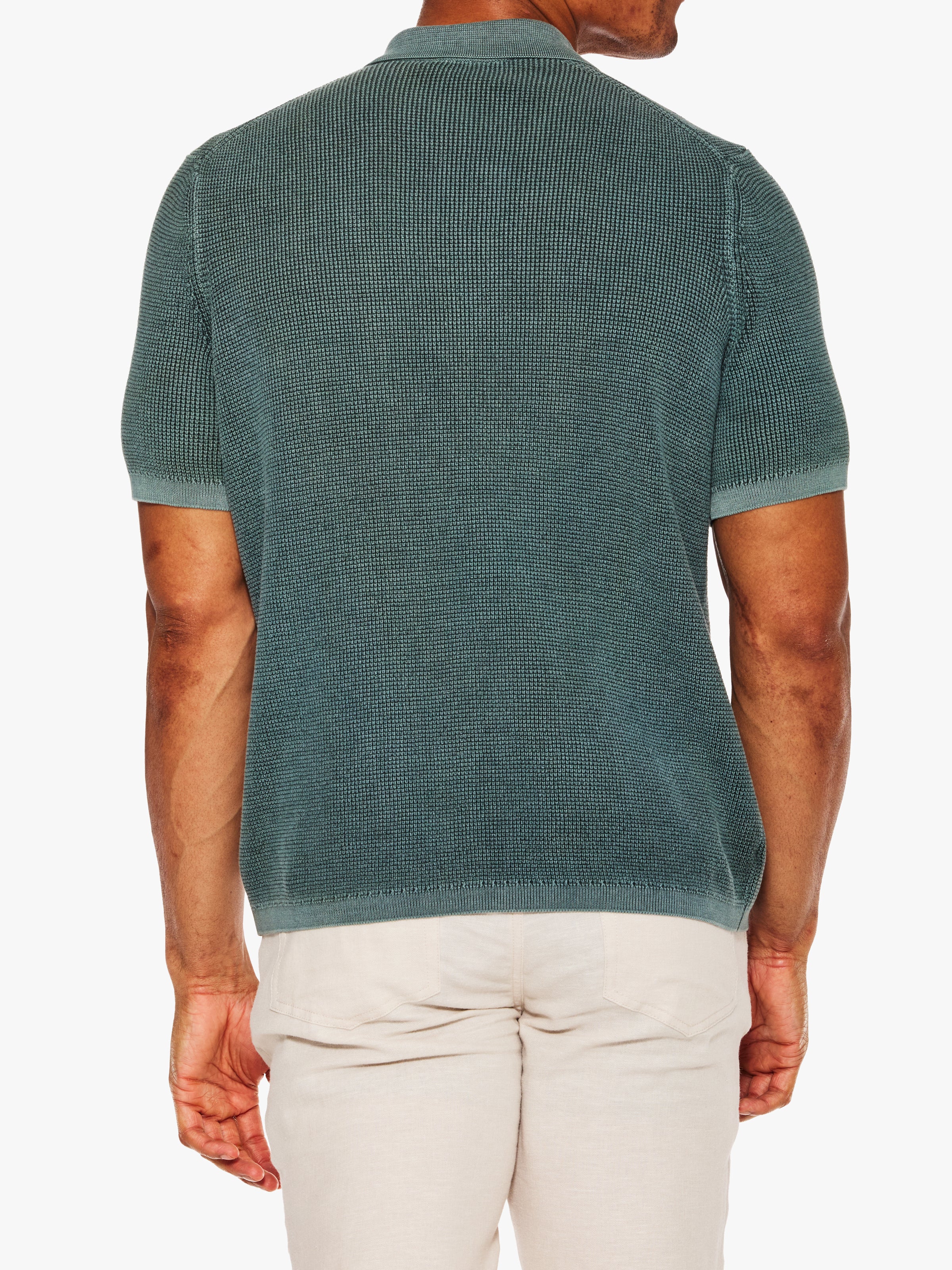 Faherty SS Sunwashed Sweater Shirt - Image 2