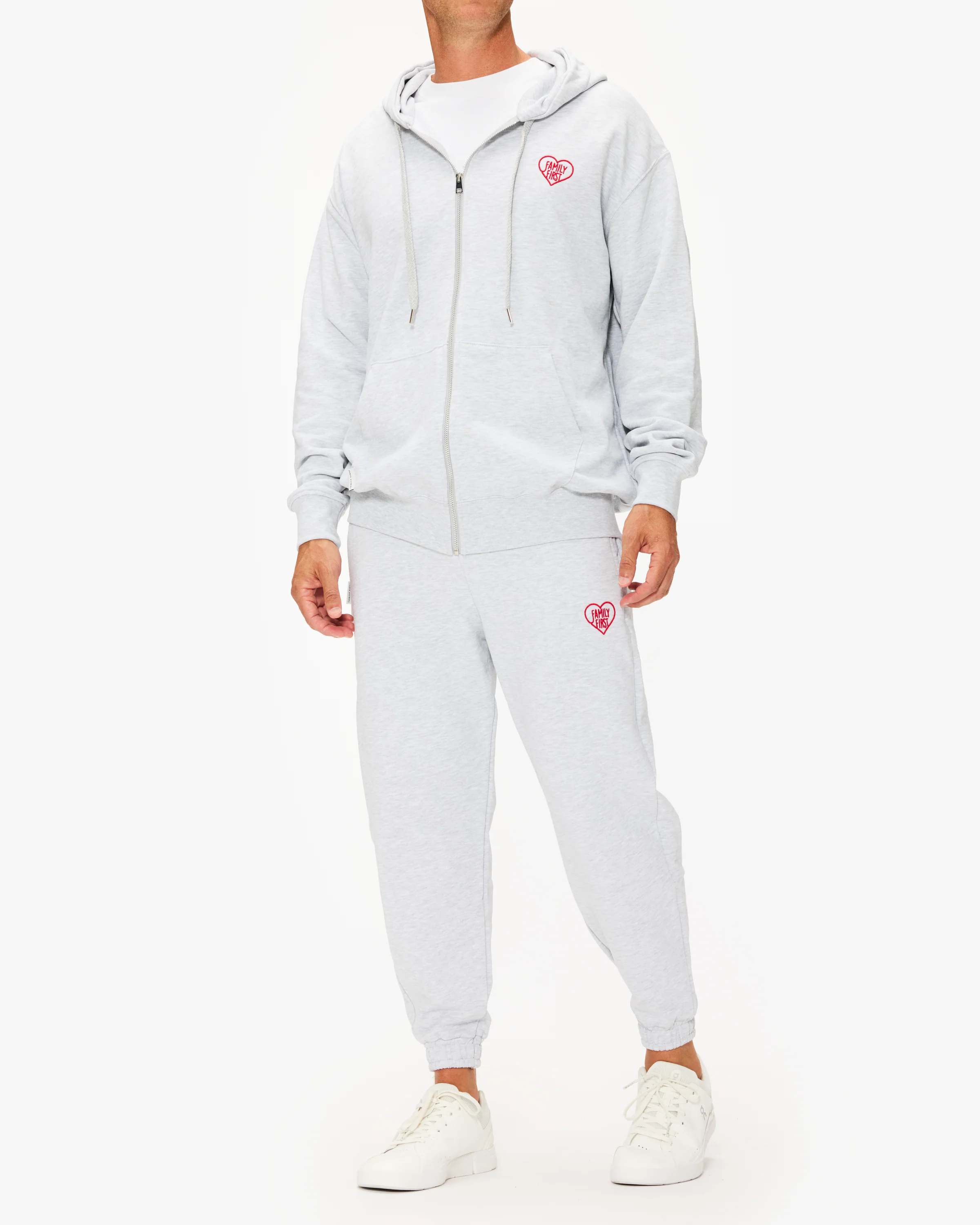 Family First Hoodie Zip Heart - Image 3
