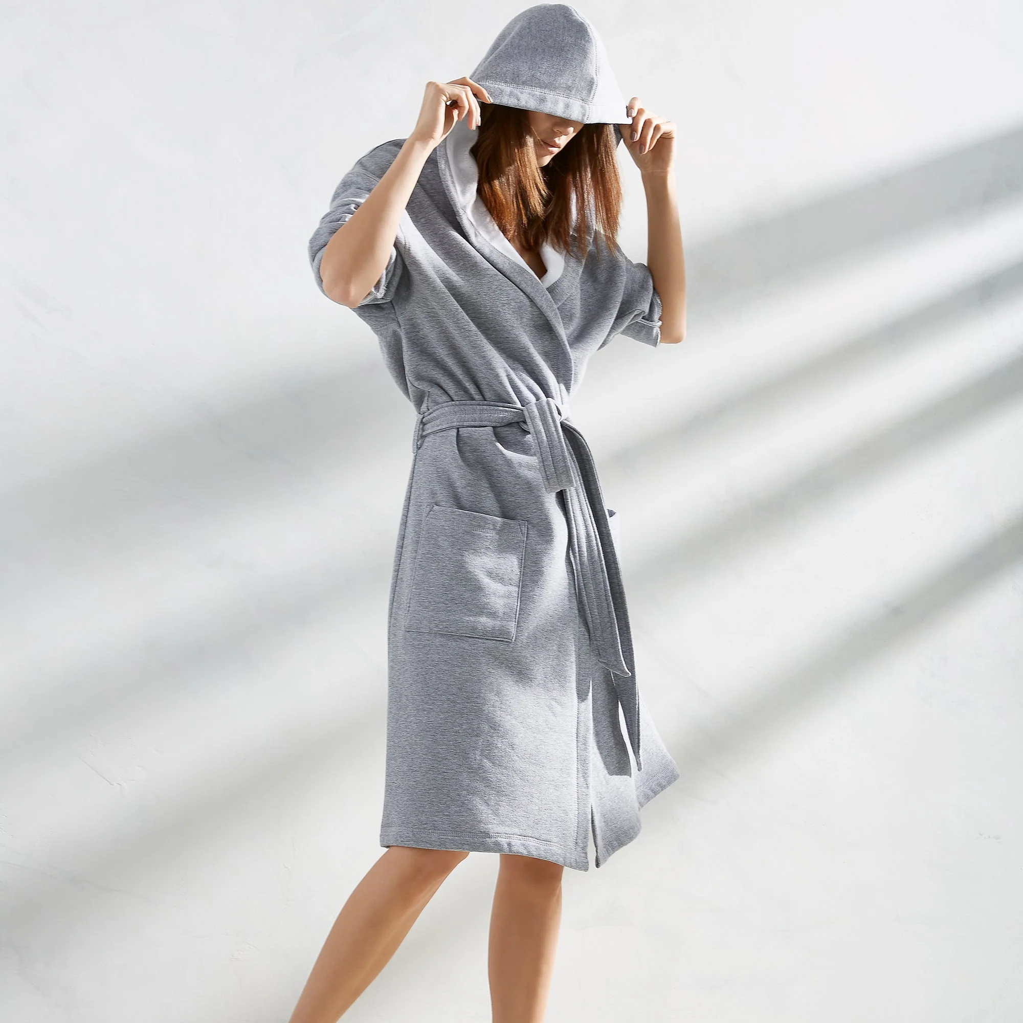 Kassatex Jersey Knit Hooded Robes - Image 6