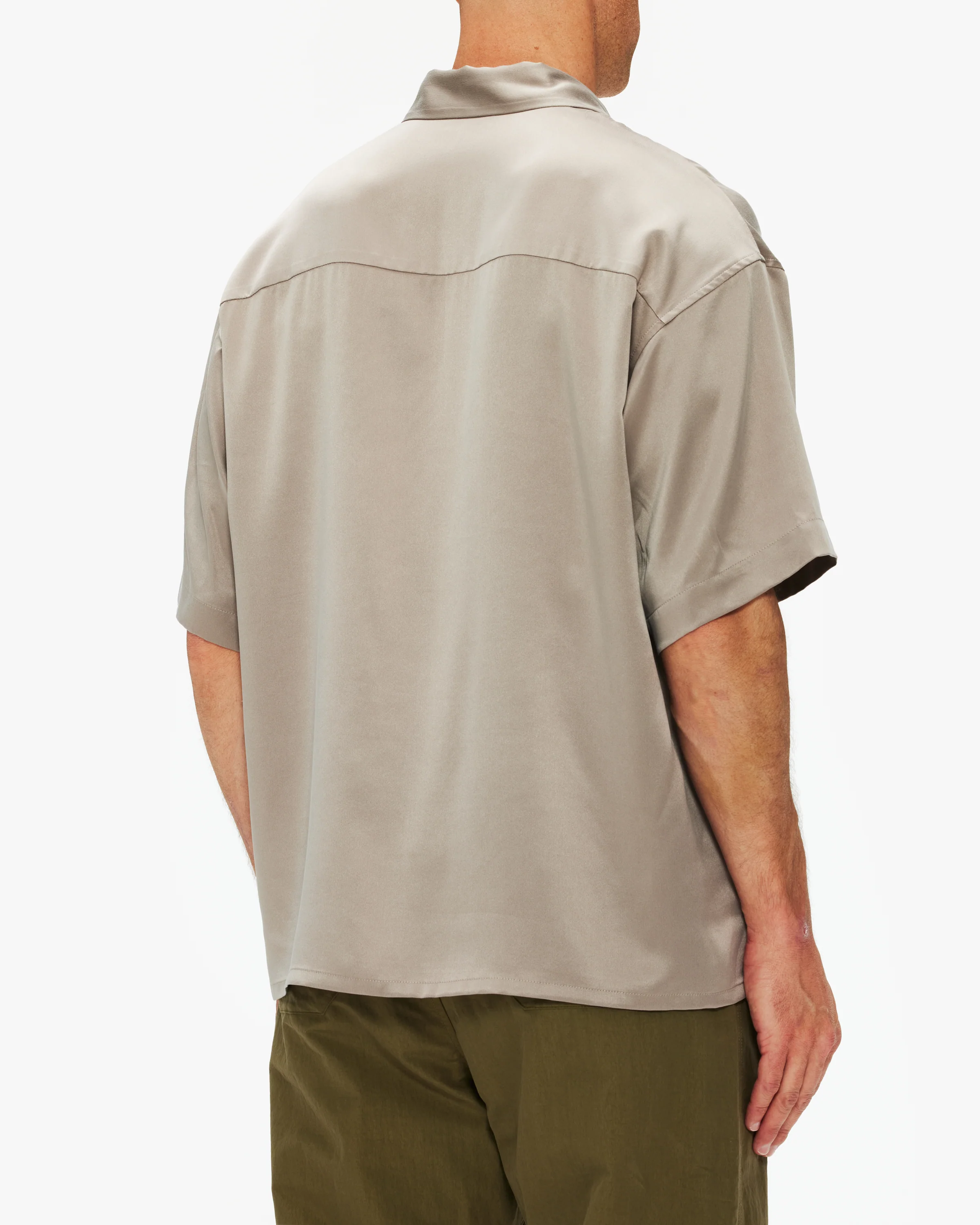 John Elliott Brushed Silk Button Up - Image 2