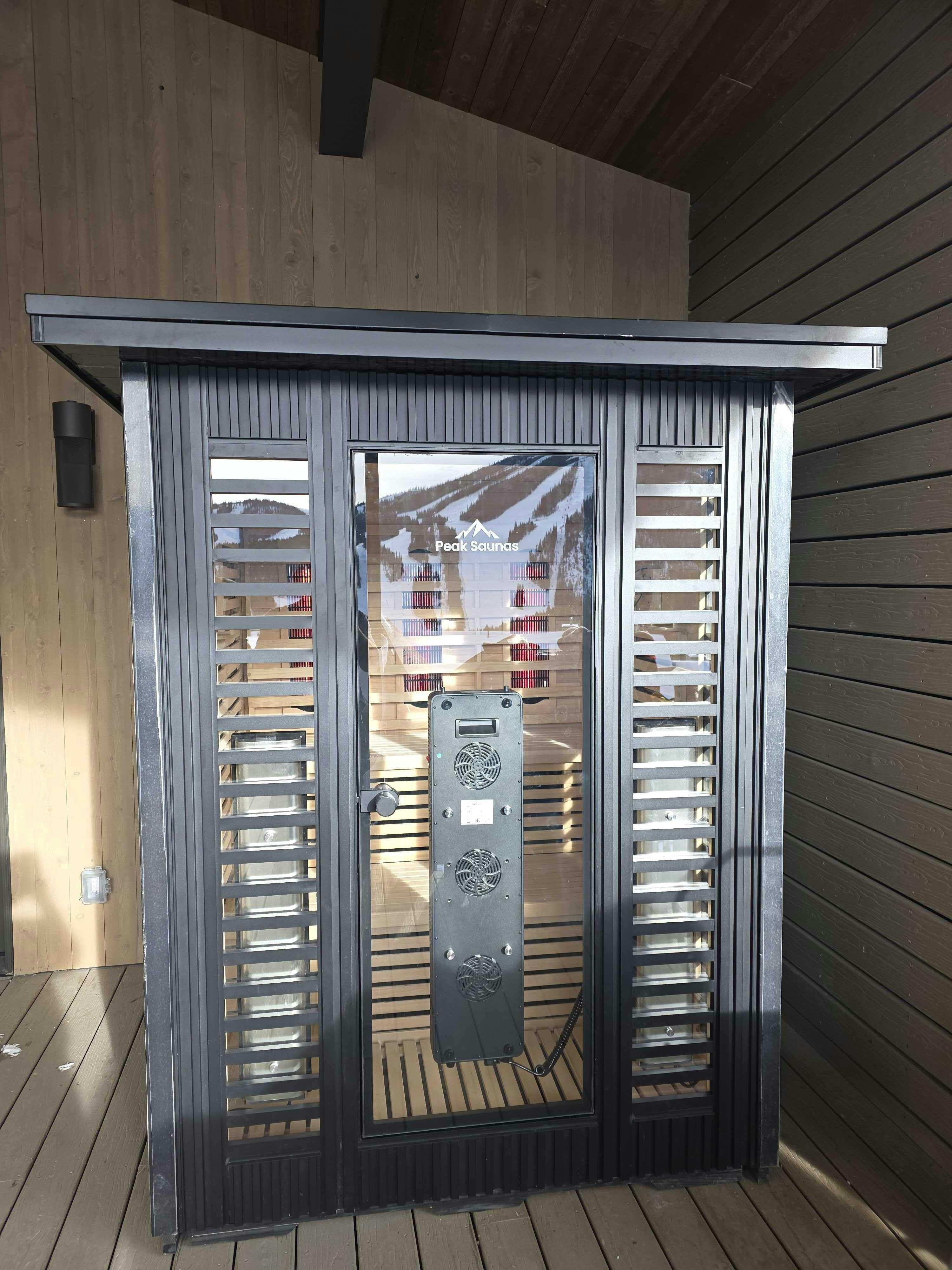 Kilimanjaro 5-Person Outdoor Full Spectrum Infrared Sauna with Full-Body Medical-Grade Red Light Therapy and Smart WiFi App Control - Image 11