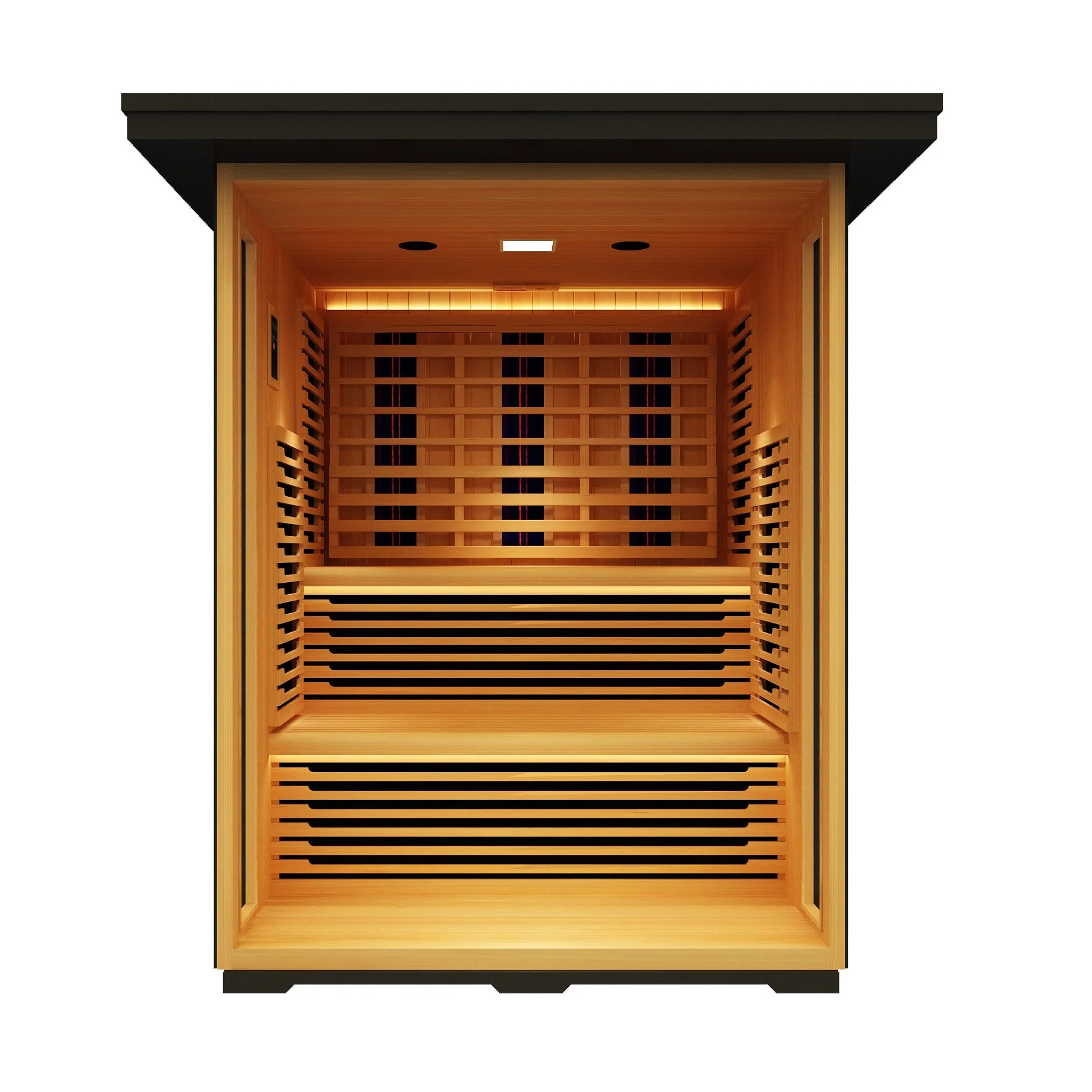 Kilimanjaro 5-Person Outdoor Full Spectrum Infrared Sauna with Full-Body Medical-Grade Red Light Therapy and Smart WiFi App Control - Image 7