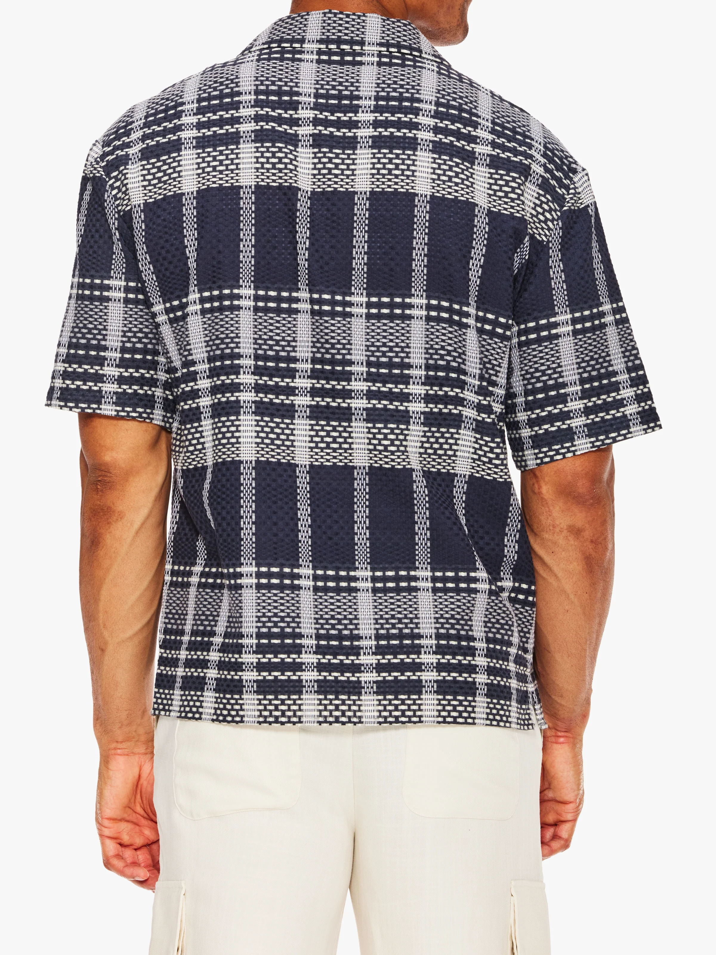 Krost Plaid Dash Bowling Shirt - Image 2