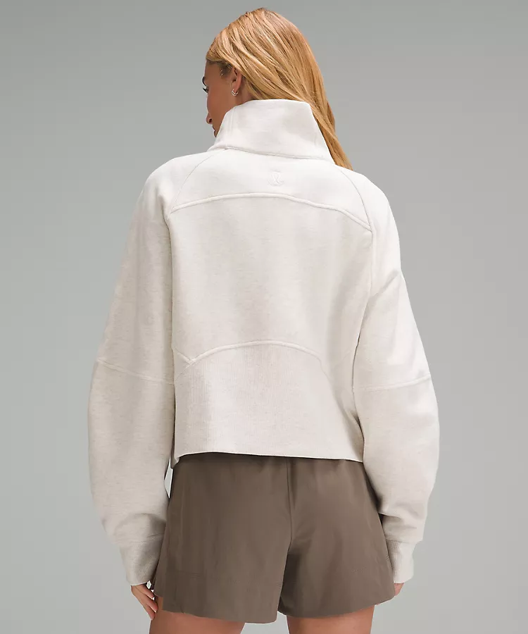 Lululemon Lounge Scuba 1/2 Zip Funnel Neck - Image 2