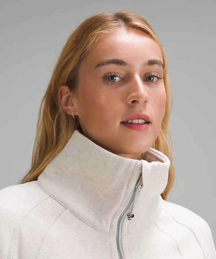 Lululemon Lounge Scuba 1/2 Zip Funnel Neck - Image 4