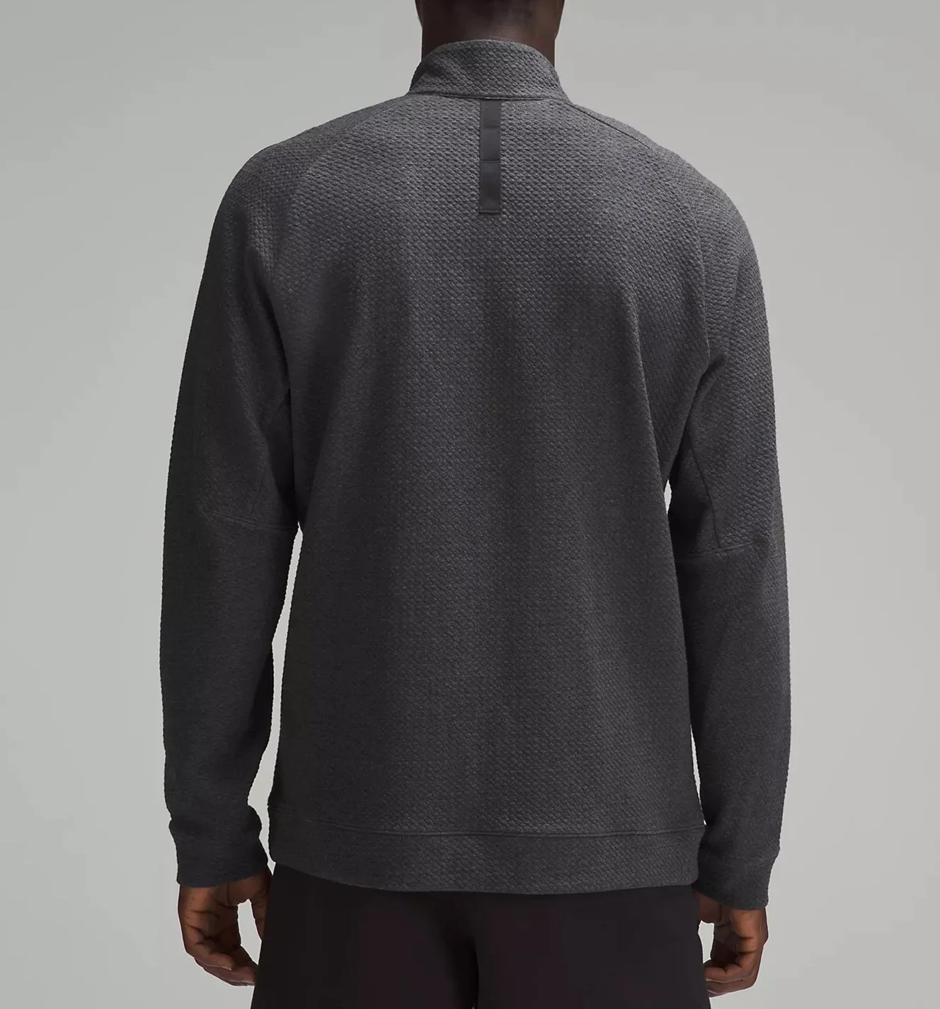 Lululemon Textured Double-Knit Cotton Half Zip - Image 3