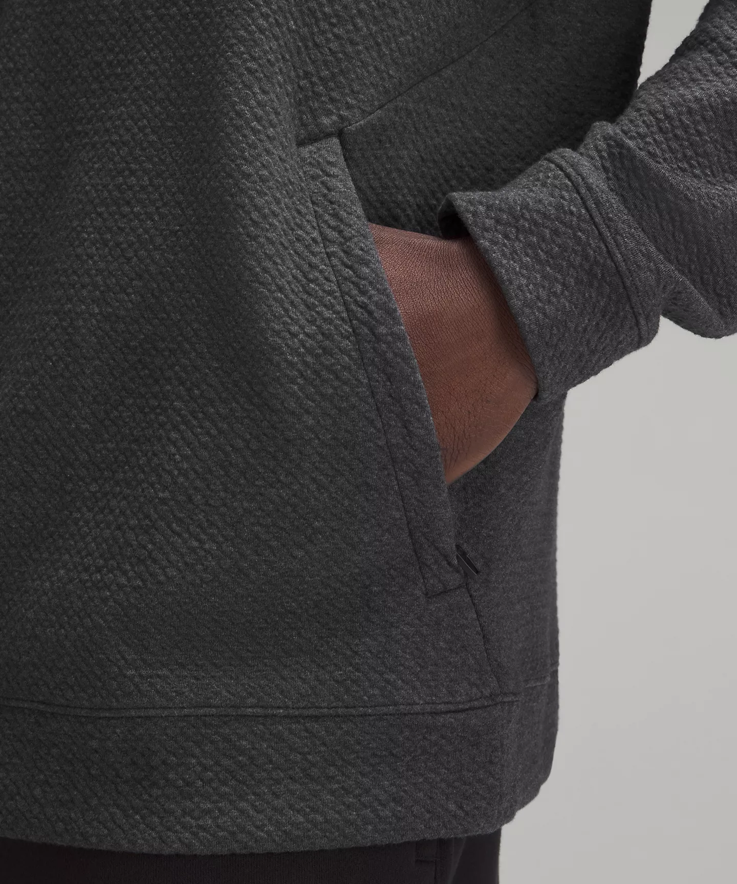 Lululemon Textured Double-Knit Cotton Half Zip - Image 4