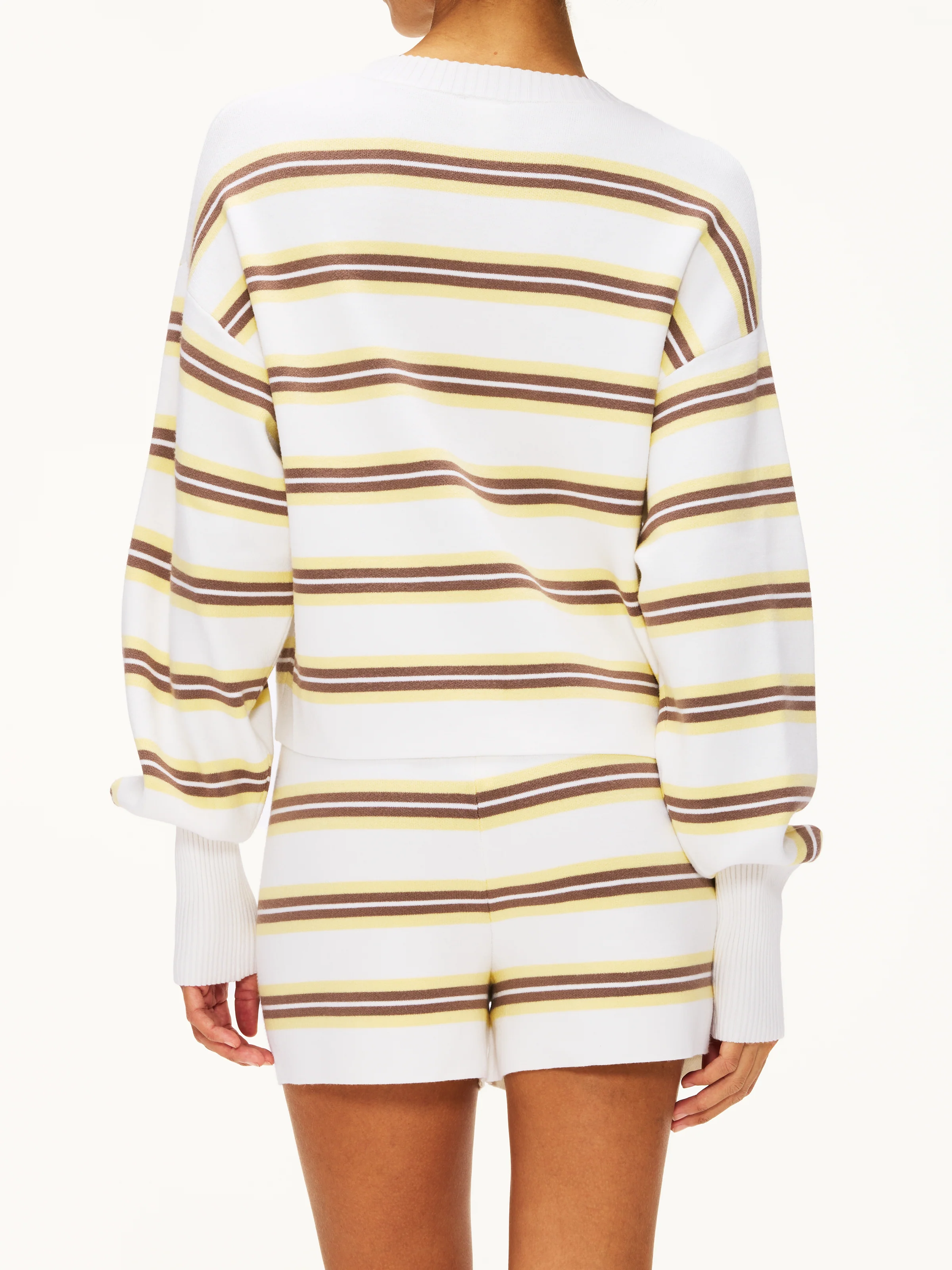 Lune Olly Cropped Striped Sweater - Image 2