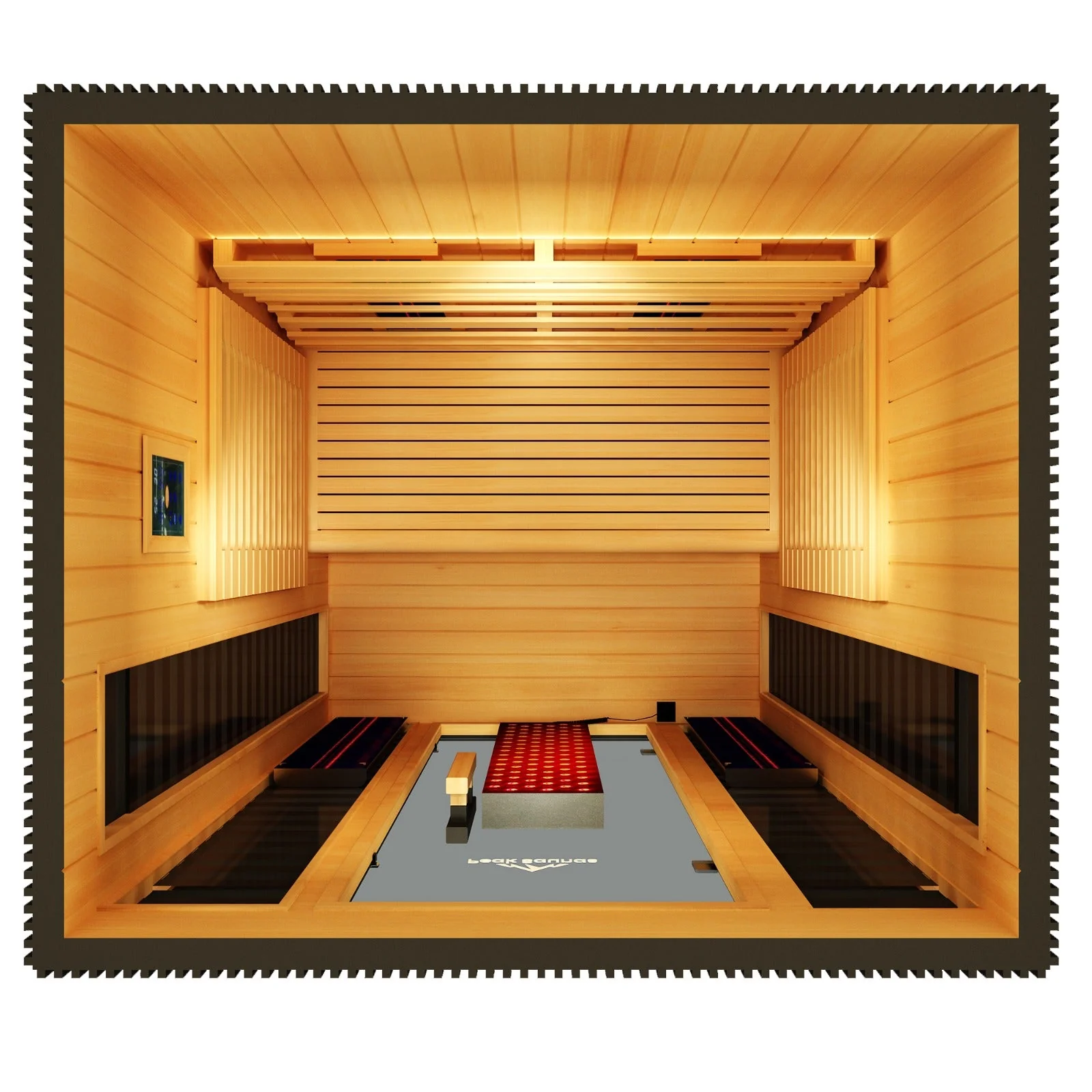 Patagonia 2-Person Outdoor Full Spectrum Infrared Sauna with Full-Body Medical-Grade Red Light Therapy and Smart WiFi App Control - Image 11