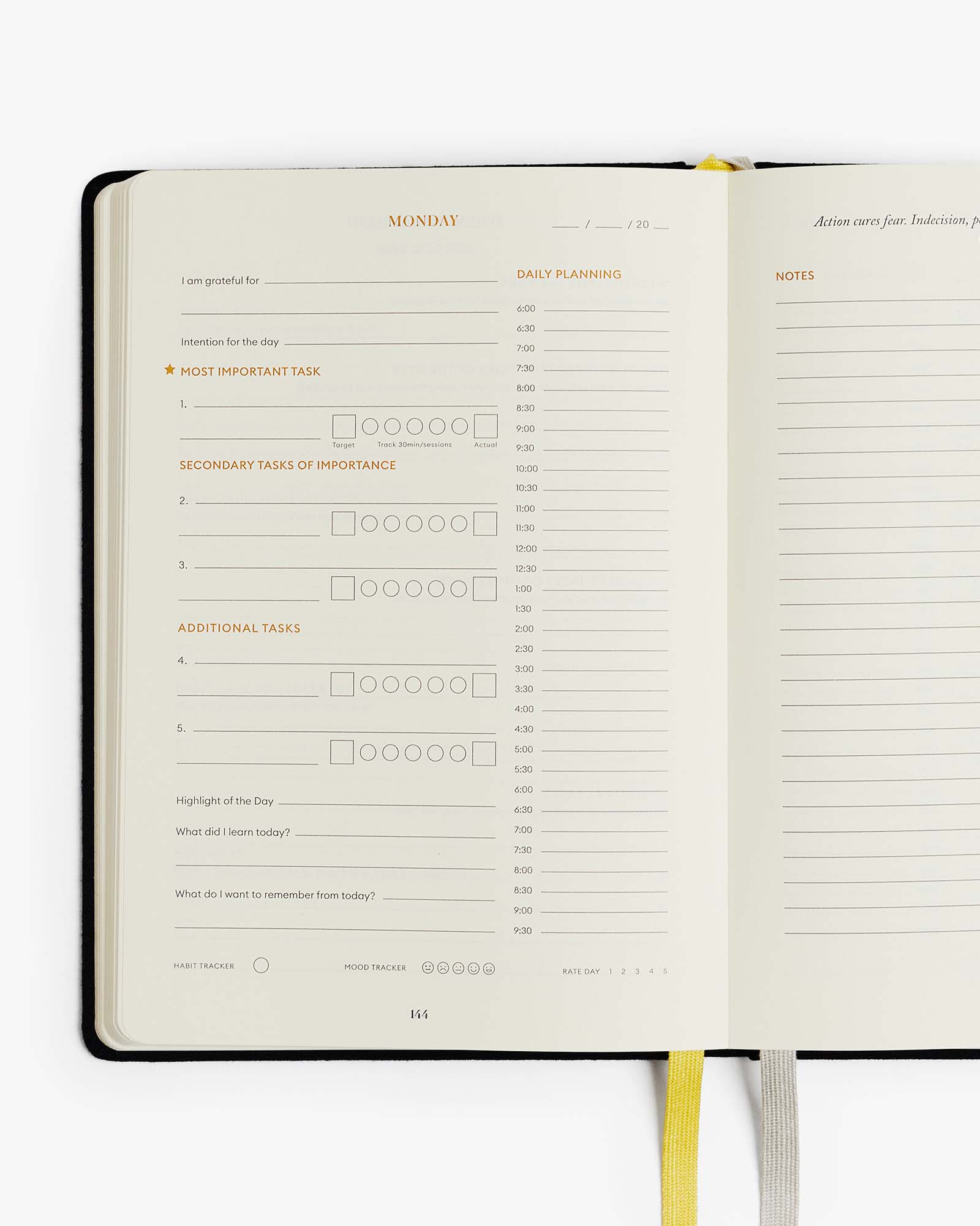 Productivity Planner - Black - Image 4