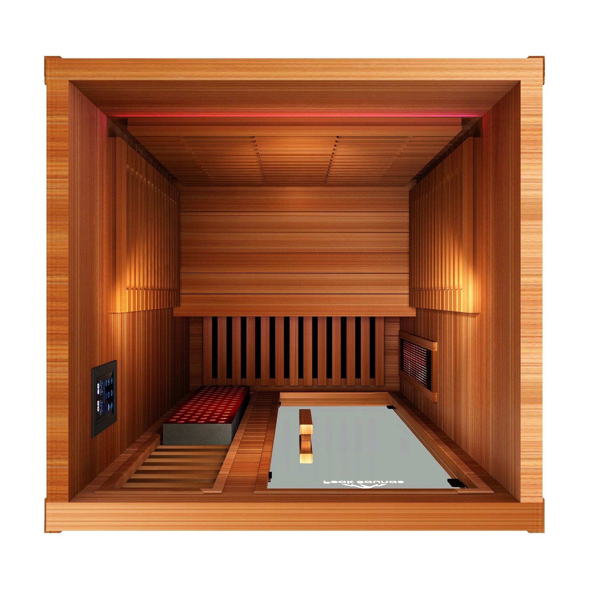 Rainier 1-Person Full Spectrum Infrared Sauna with Full-Body Medical-Grade Red Light Therapy & Smart WiFi App Control - Image 6