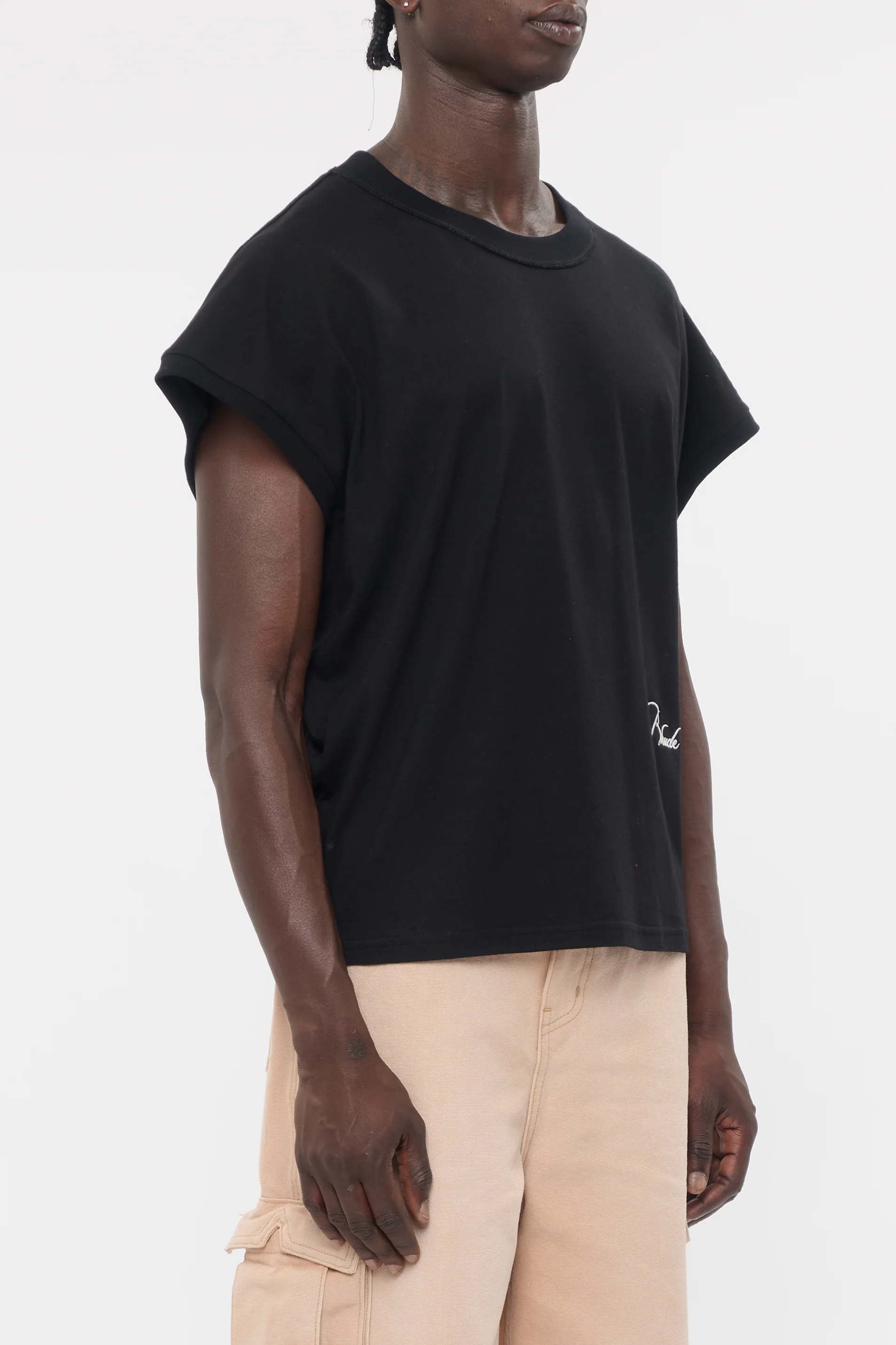 Rhude Classique Cutoff Sleeve Top - Image 2