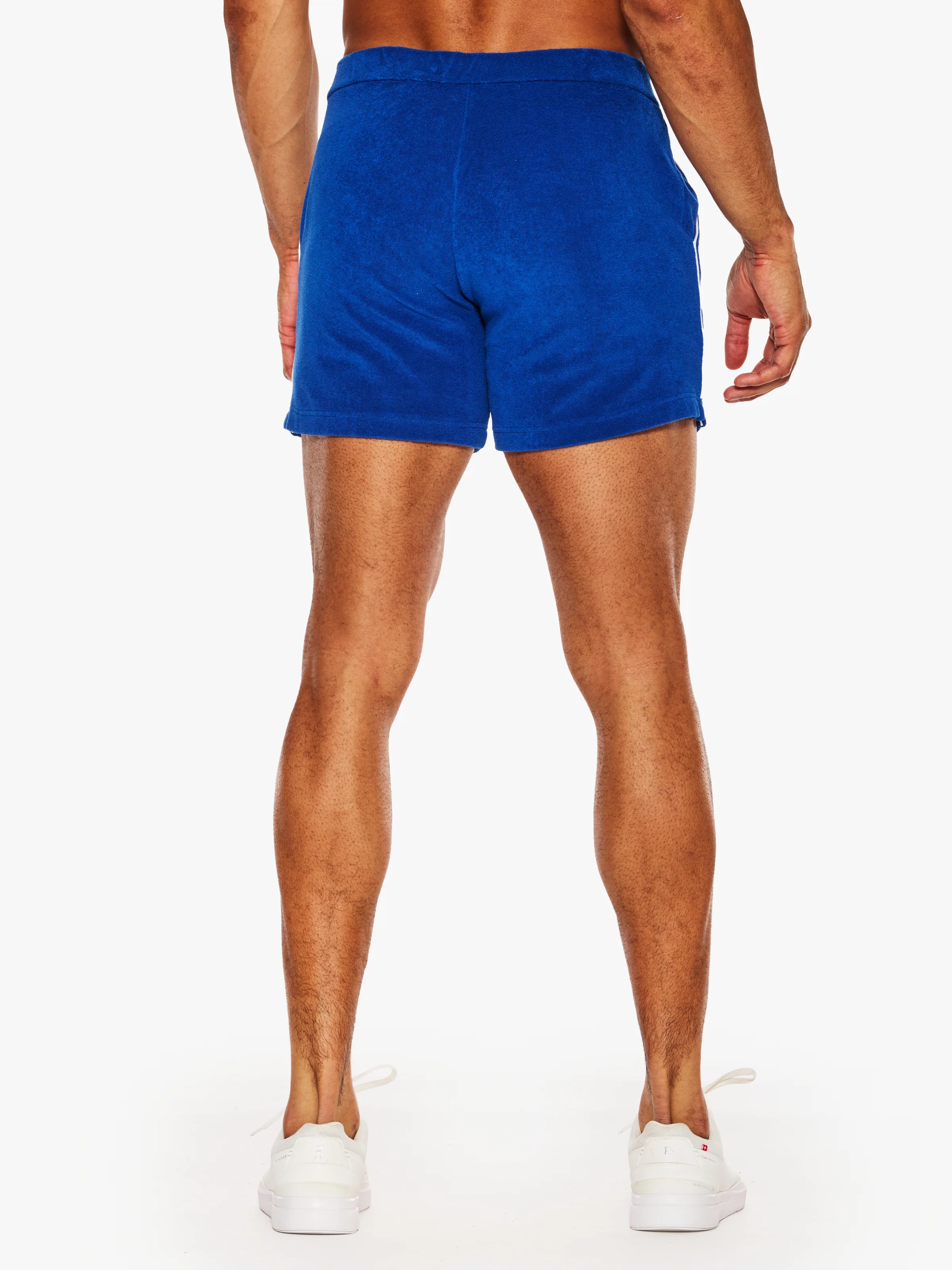 Ron Dorff Cotton Terry Tennis Shorts w Piping - Image 2