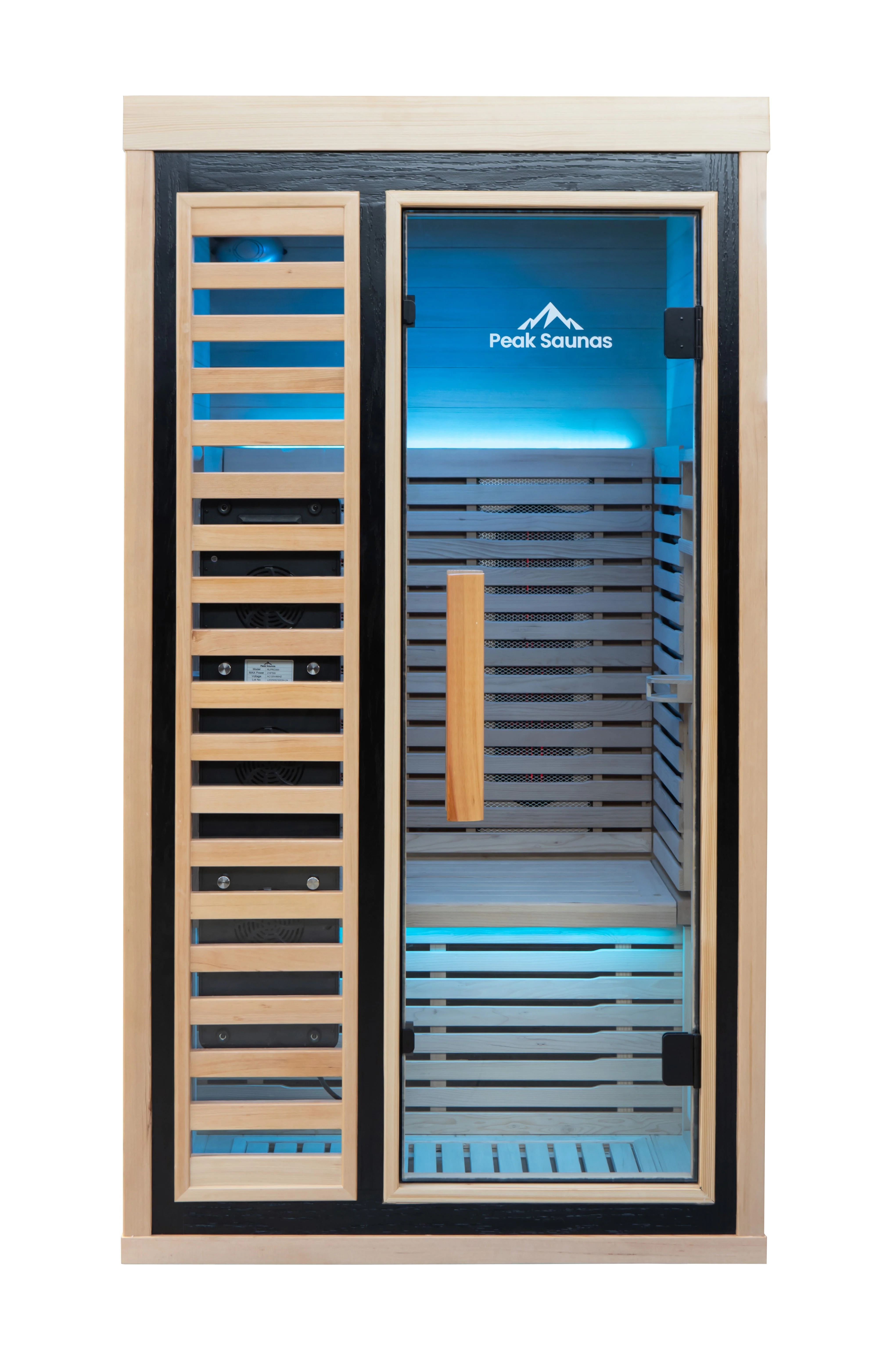 Shasta 1-Person Full Spectrum Infrared Sauna with Full-Body Medical-Grade Red Light Therapy & Smart WiFi App Control - Image 6