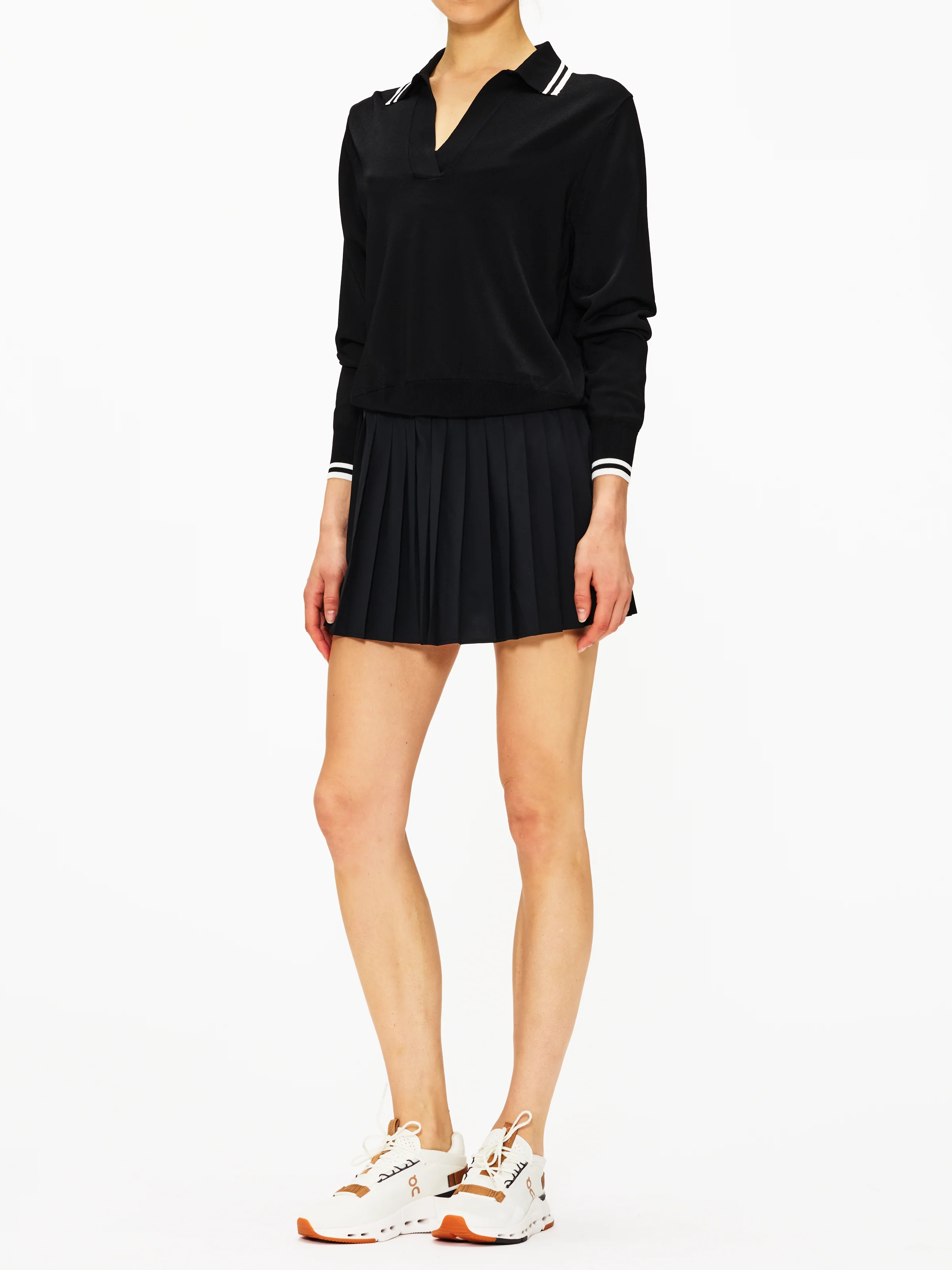 Splits59 Shira Woven Pleated Skirt - Image 3