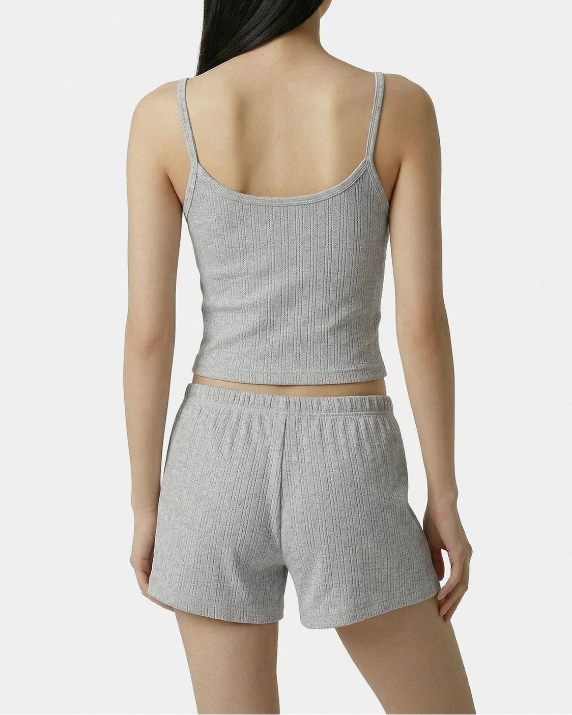 Sporty & Rich Signature Logo Pointelle Tank - Image 4