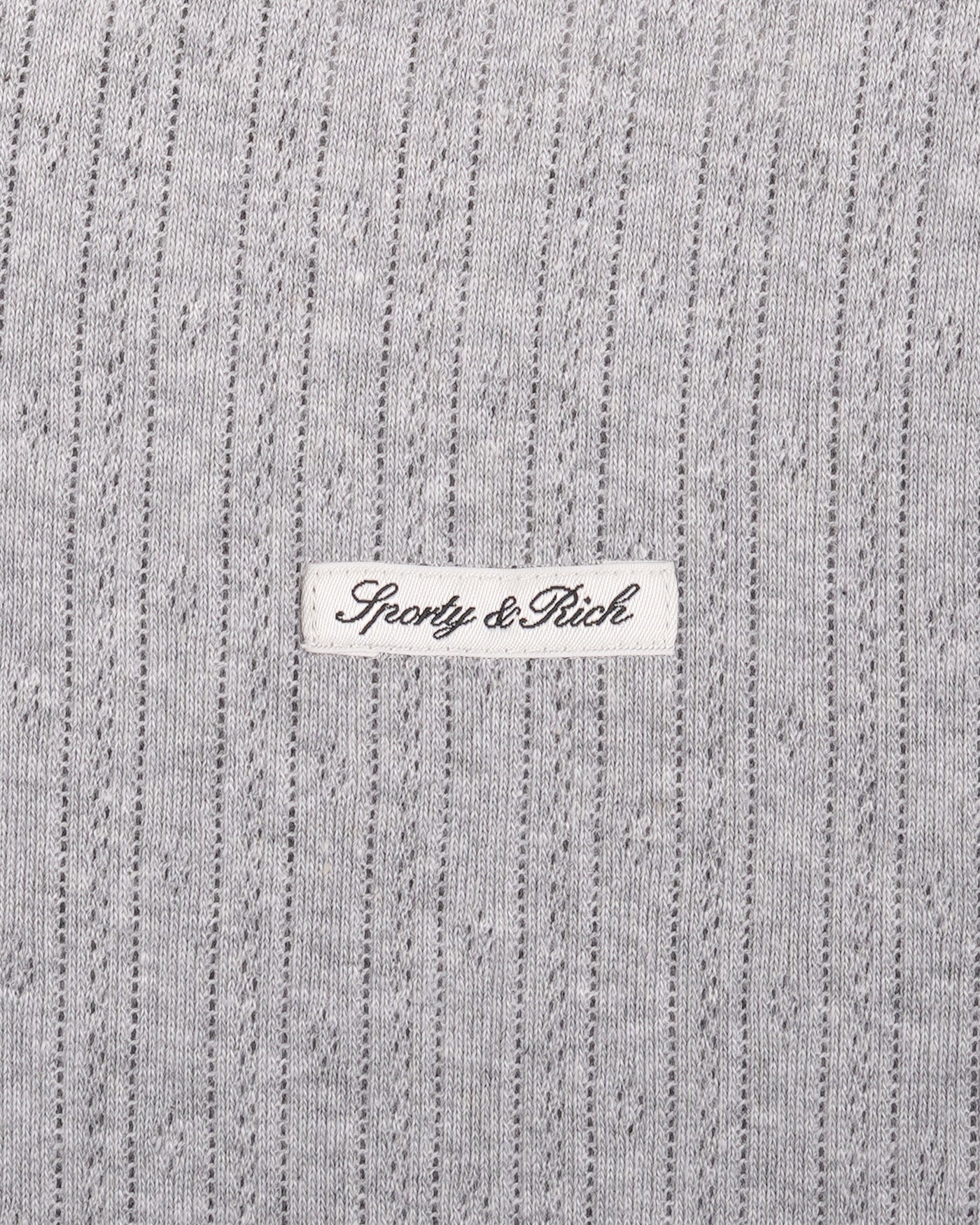 Sporty & Rich Signature Logo Pointelle Tank - Image 6