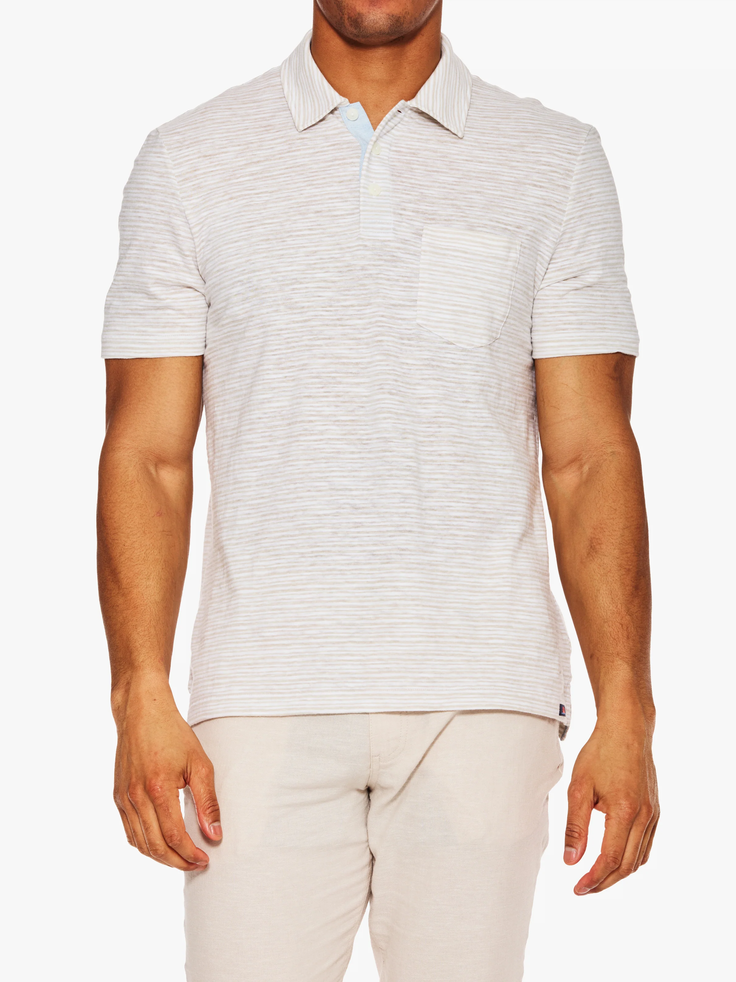 Faherty Short Sleeve Breeze Polo