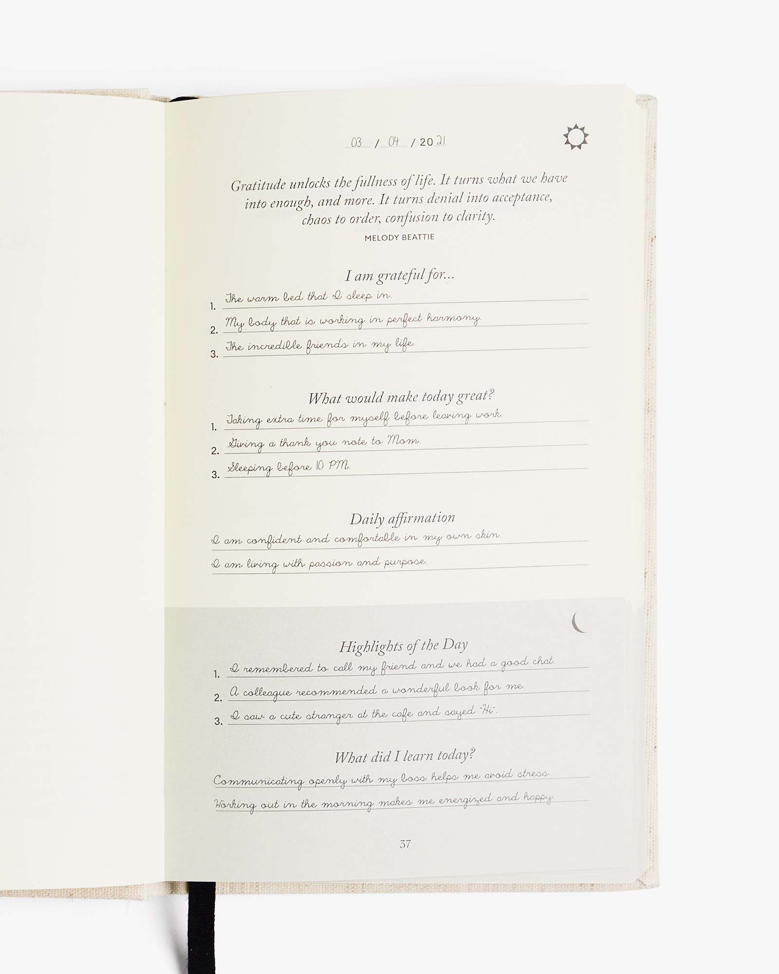 The Five Minute Journal - Original Linen - Image 3