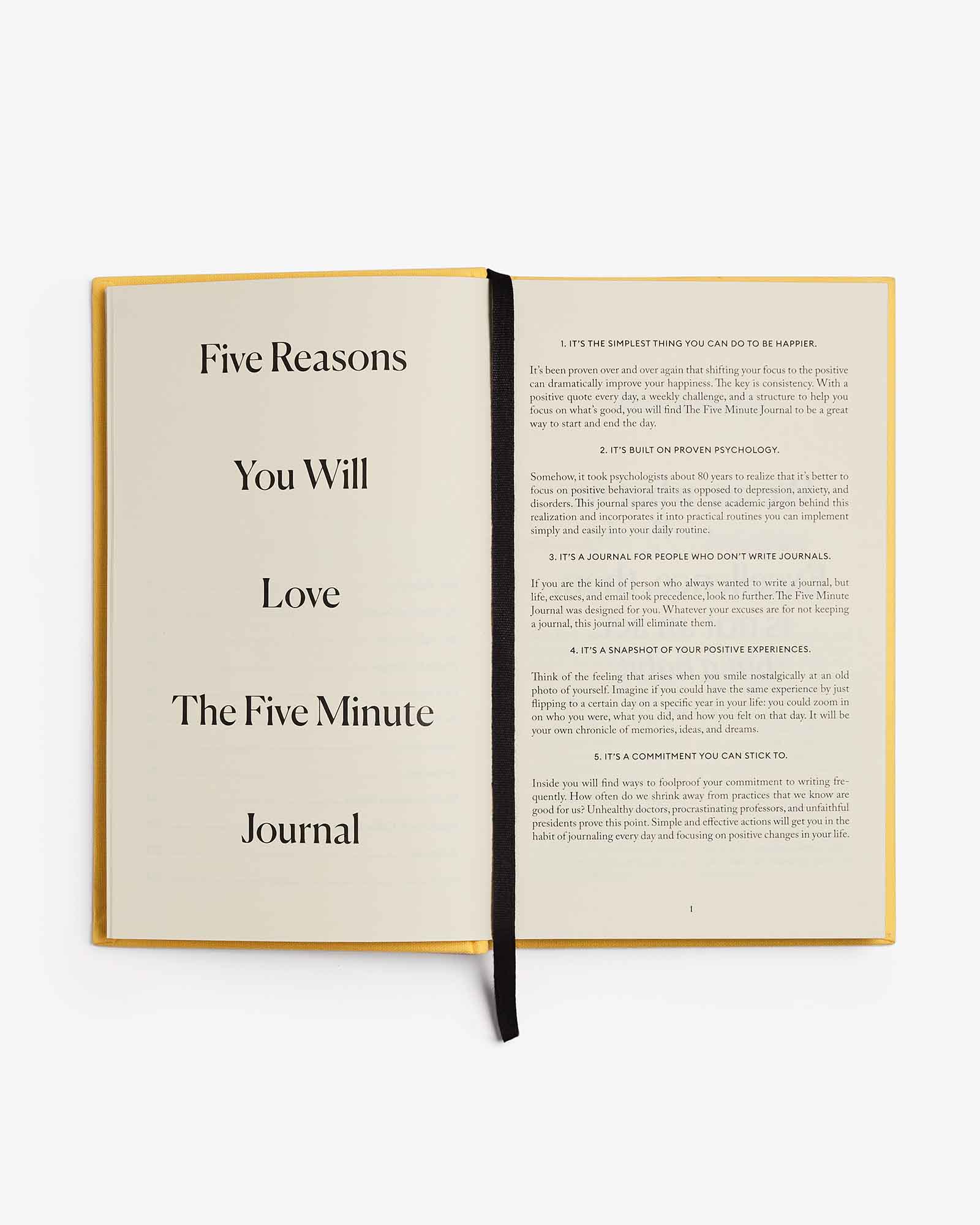 The Five Minute Journal - Sunshine Yellow - Image 5