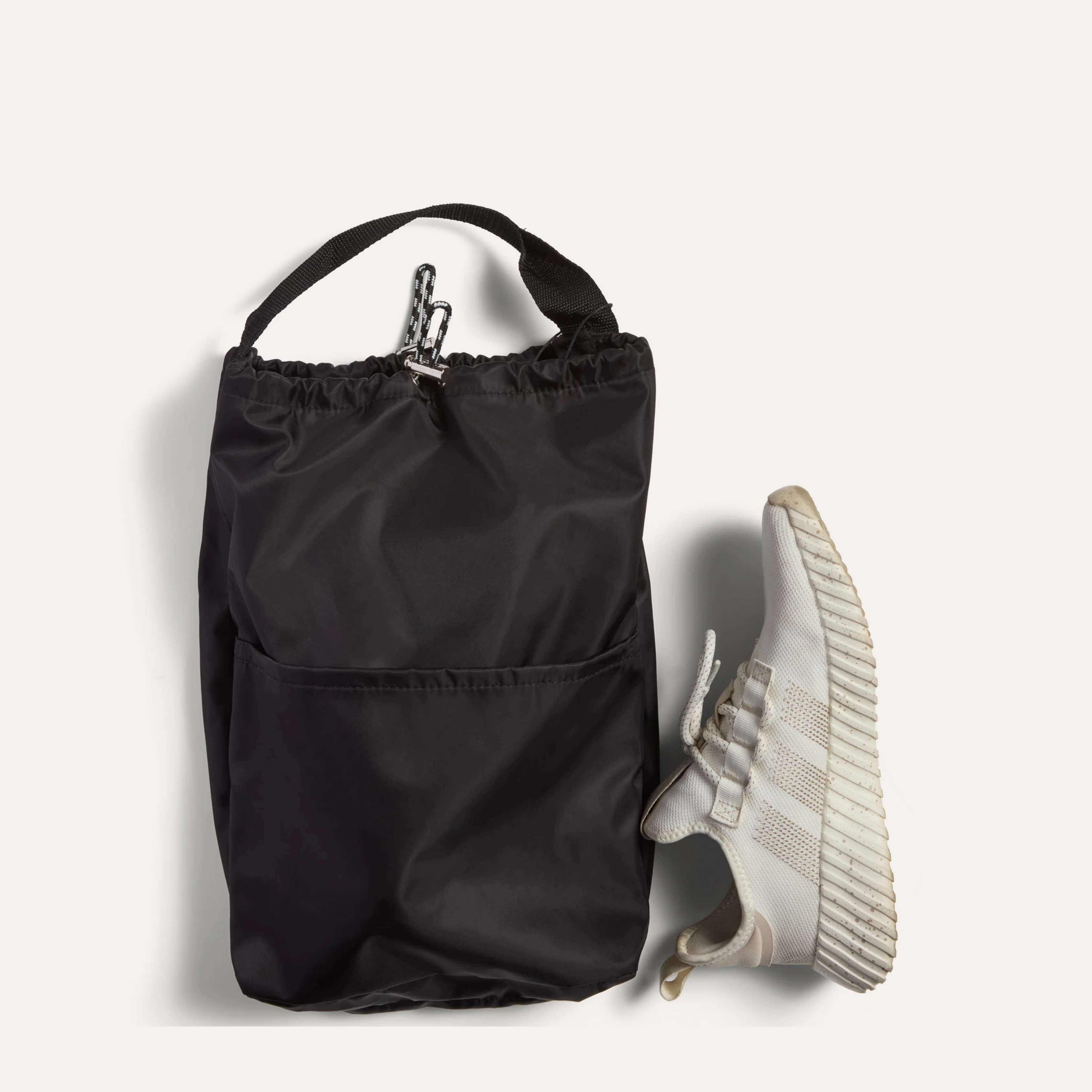 THE RIPPLE DUO POCKET —SHOE BAG VERTICAL CARRYING CASE / STINGRAY BLACK - Image 3