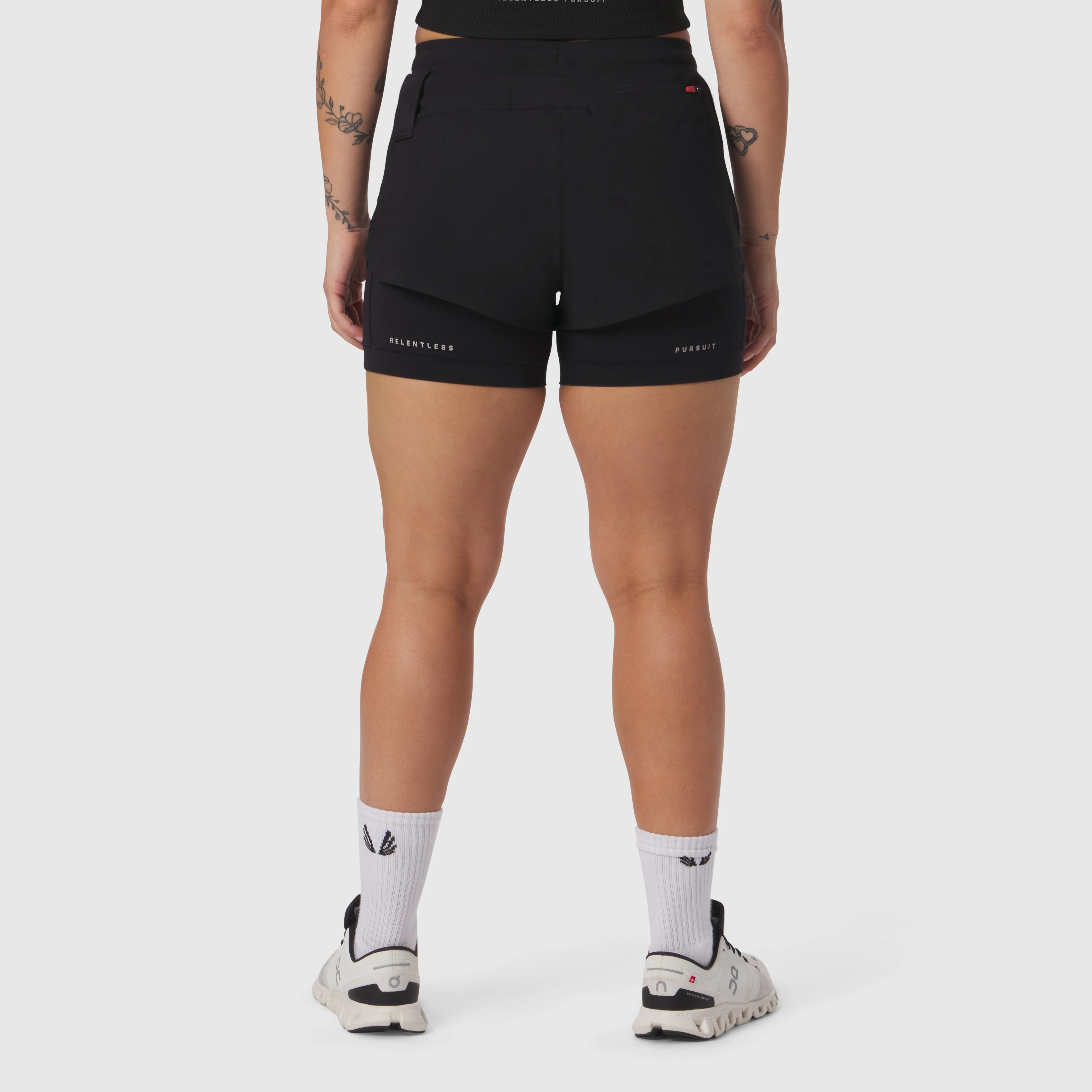 W025. Tetra-Lite® Liner Short - Black "Bracket" - Image 2
