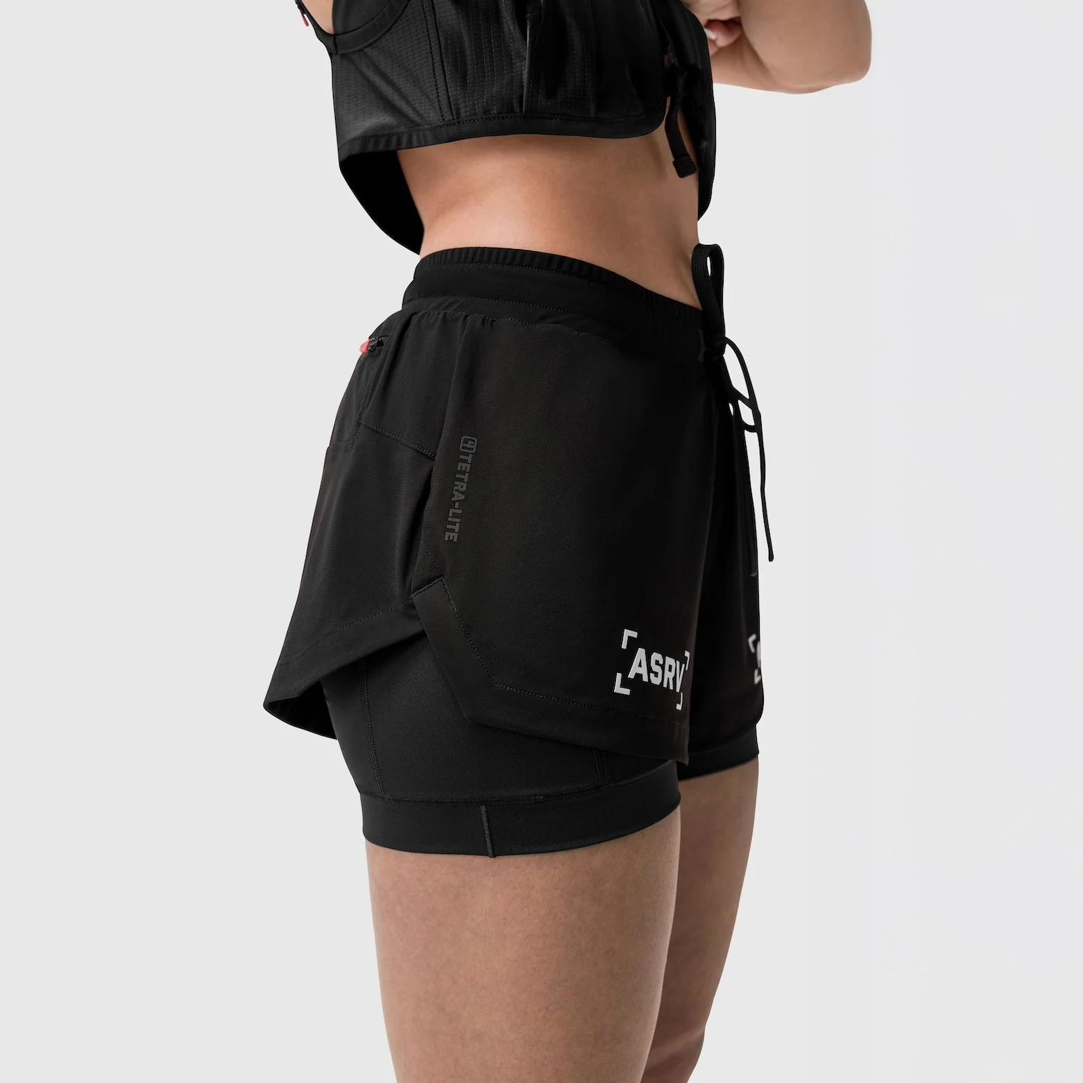 W025. Tetra-Lite® Liner Short - Black "Bracket" - Image 9